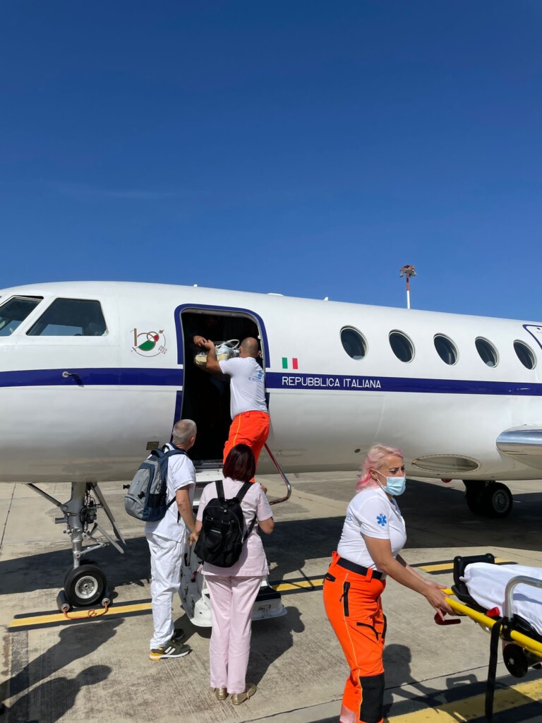 trasporto sanitario aeronautica militare