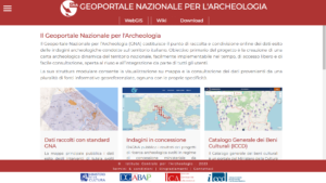 Geoportale Nazionale per l'Archeologia