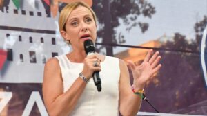 Meloni in un intervista a RTL 102,5