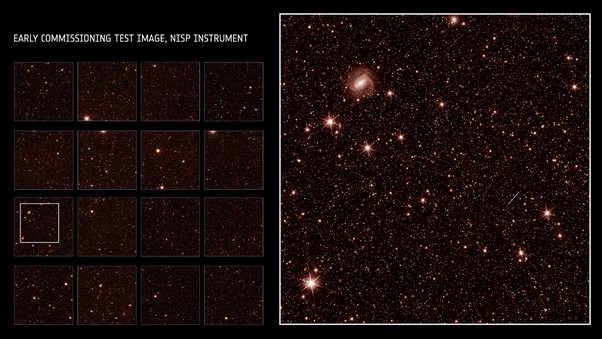 Prima immagine di Euclid in luce infrarossa (con zoom)