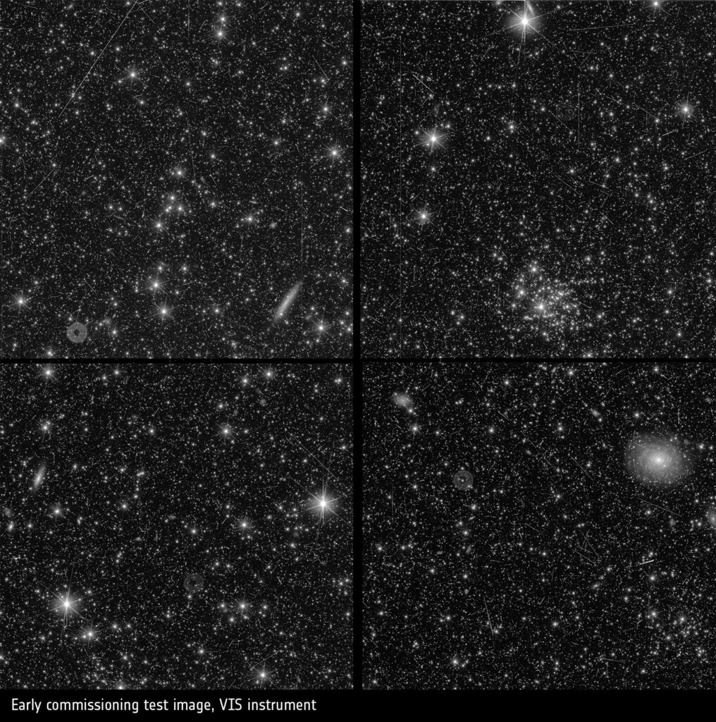 Prima immagine di Euclid in luce visibile (solo zoom)