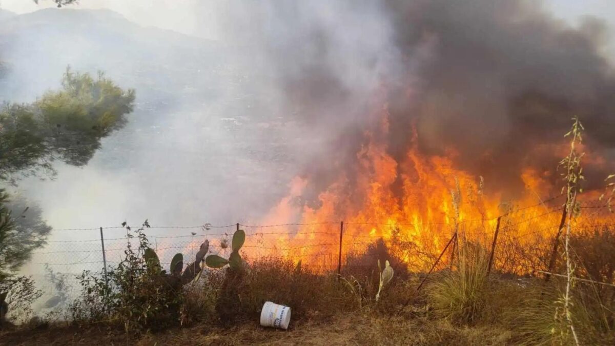 emergenza incendi in Sicilia