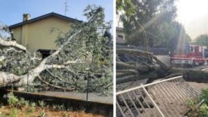 maltempo a Bologna e Modena