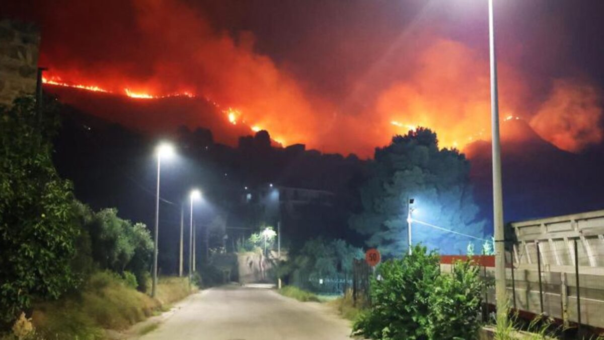 incendi in Sicilia