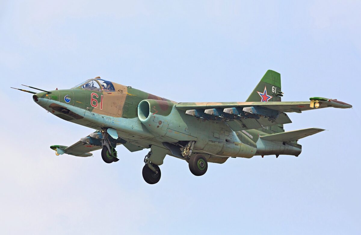 caccia russo Sukhoi Su-25