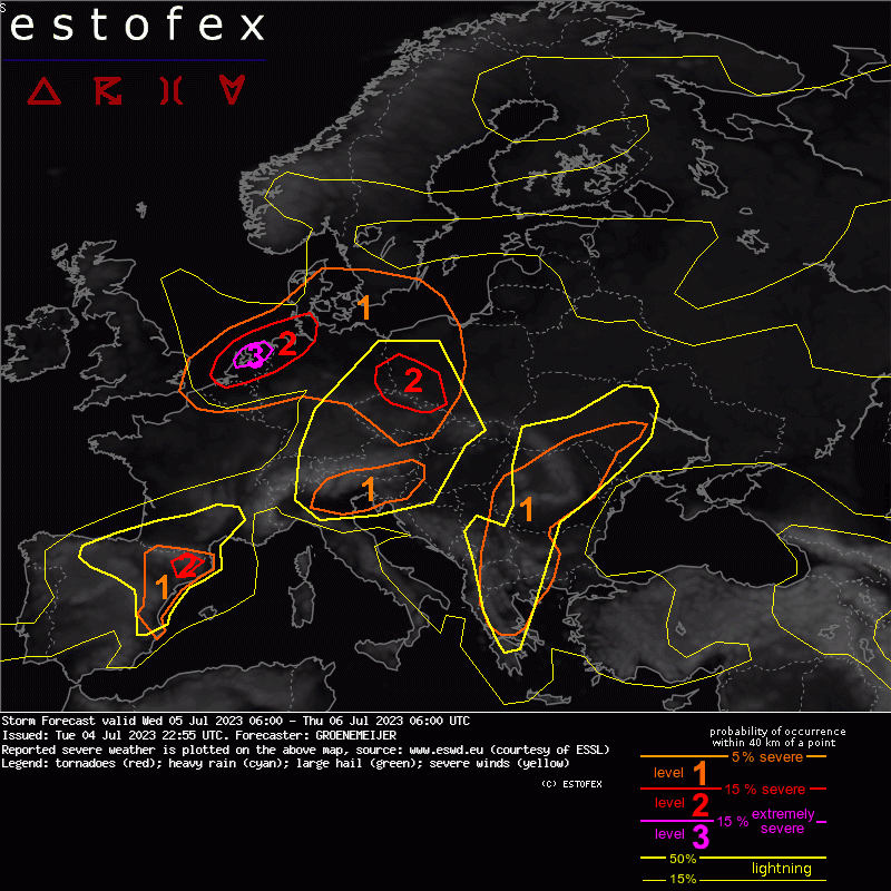 allerta meteo estofex