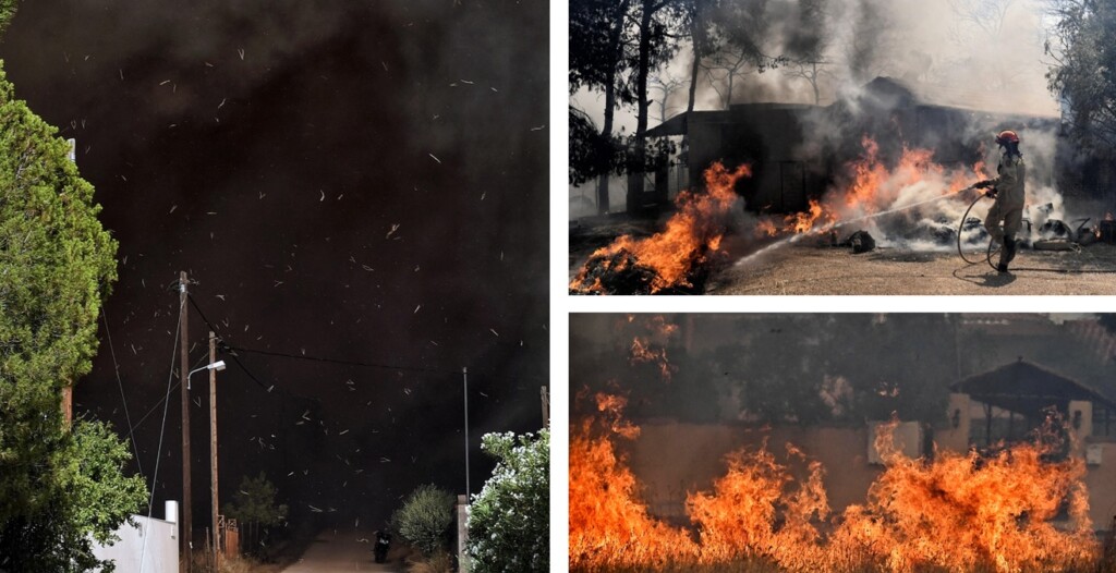 caldo incendi grecia