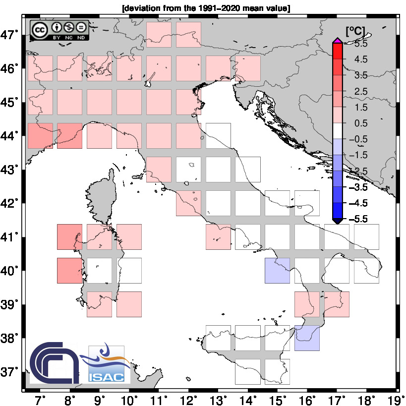clima anomalia termica giugno 2023 italia