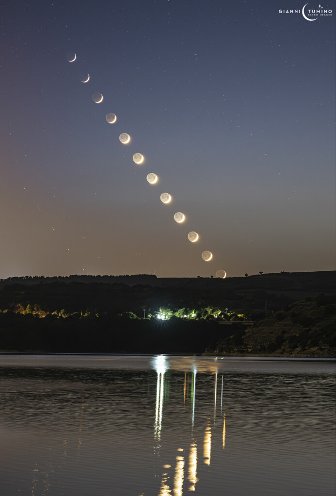congiunzione luna marte venere