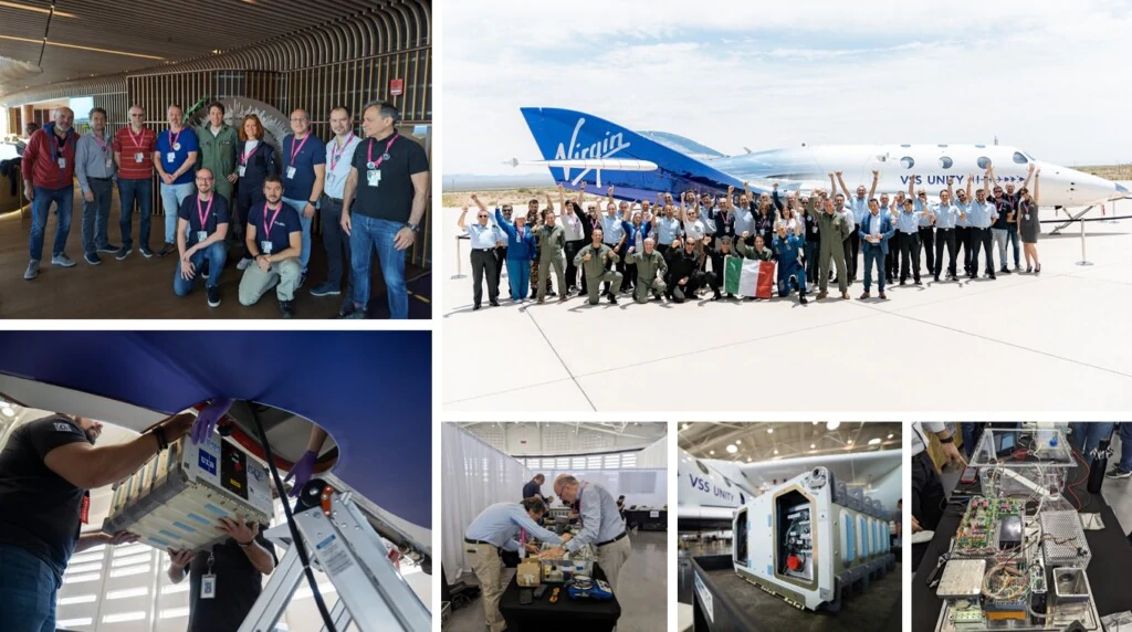 esperimenti cnr virtute virgin galactic