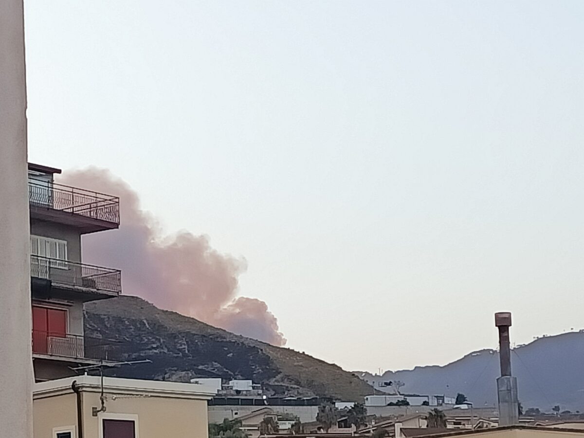 incendi a Gallina (RC)