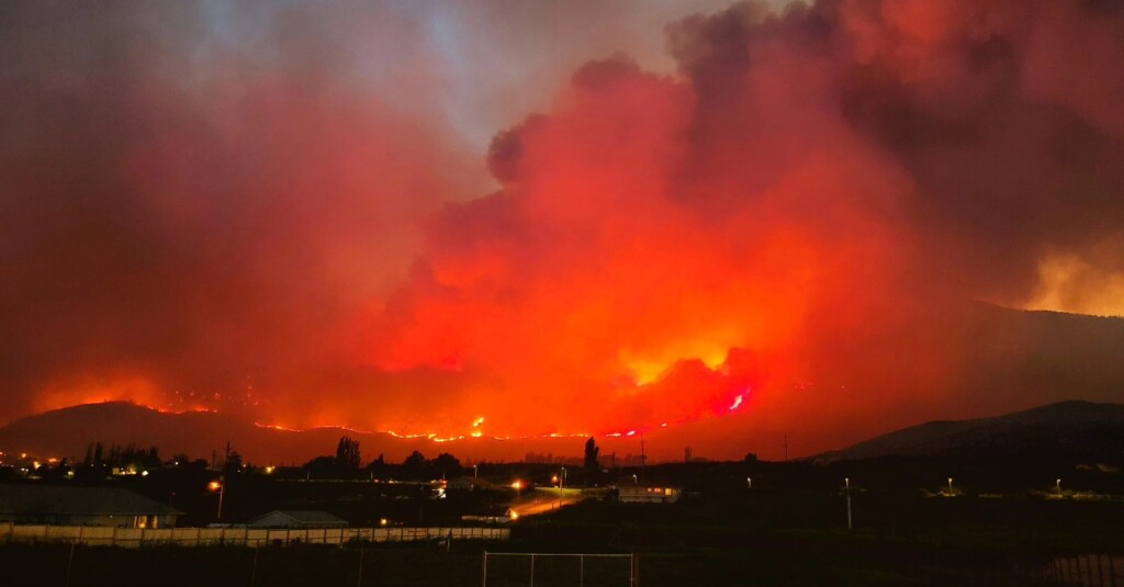 incendio Osoyoos canada