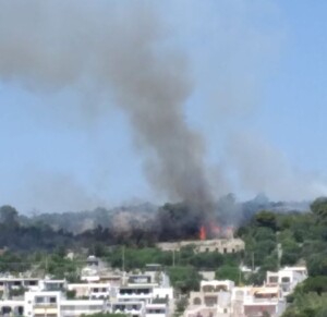 incendio castro puglia