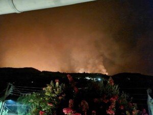 incendio grecia corfù