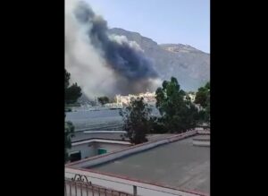 incendio Isola delle Femmine