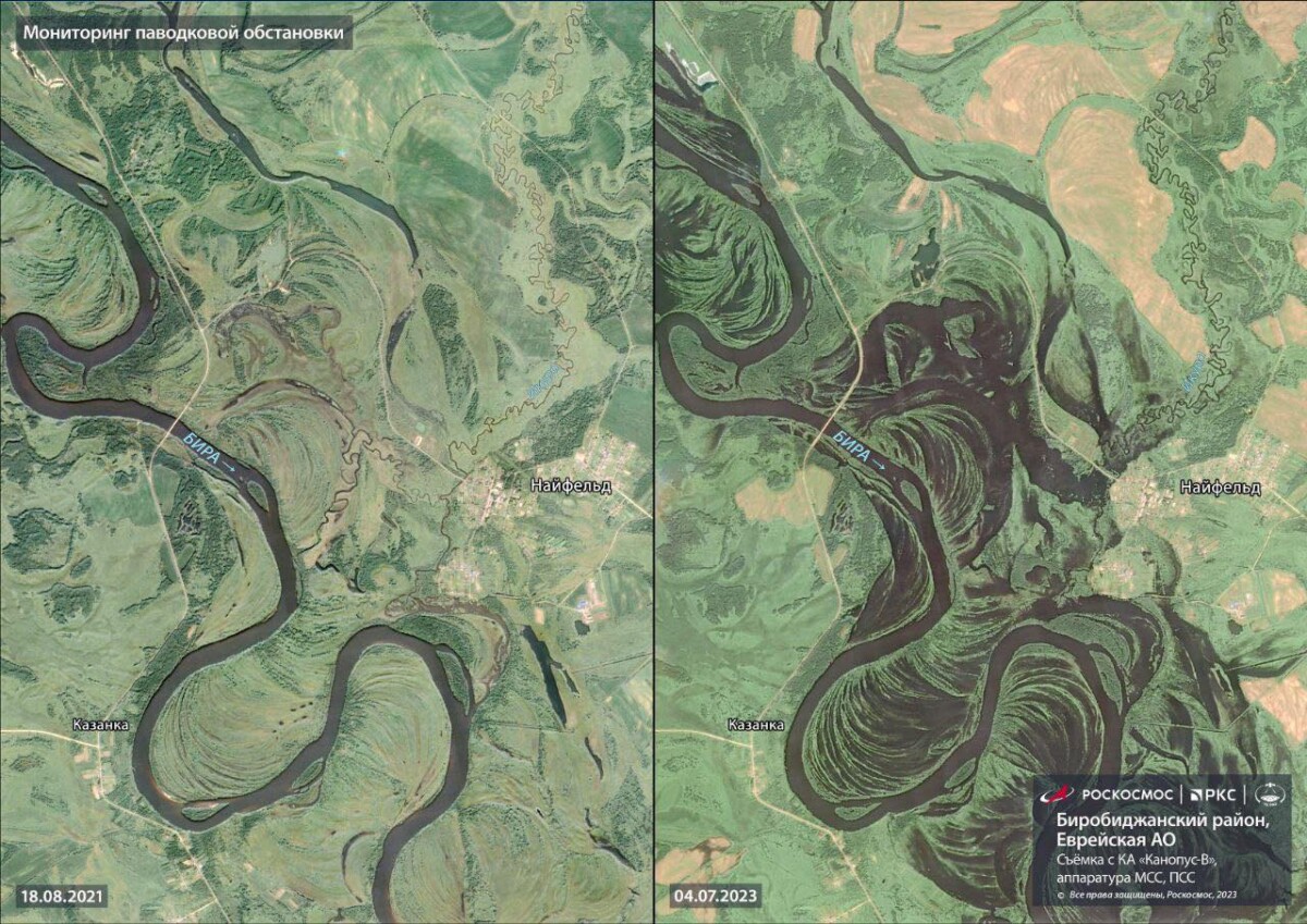 inondazioni Birobidzhan russia