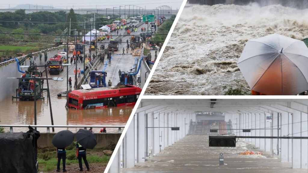 maltempo inondazioni alluvioni corea del nord