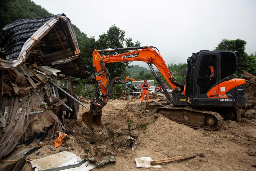 maltempo inondazioni corea sud