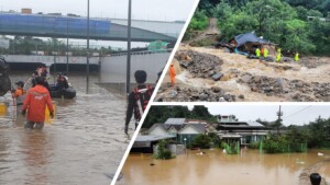maltempo piogge corea sud