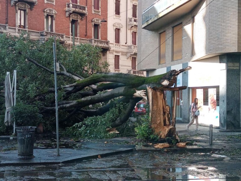 Maltempo, i danni a Milano