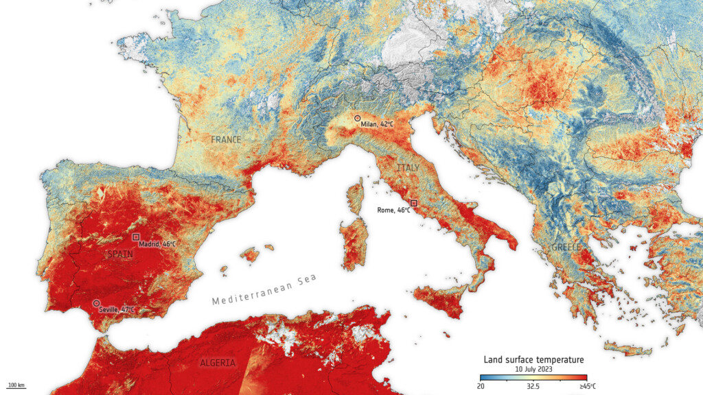 ondata calore europa