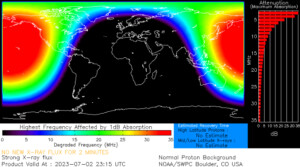 potente brillamento solare