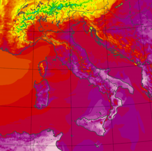 temperature massime 25 luglio 2023