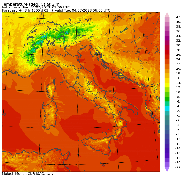temperature minime oggi