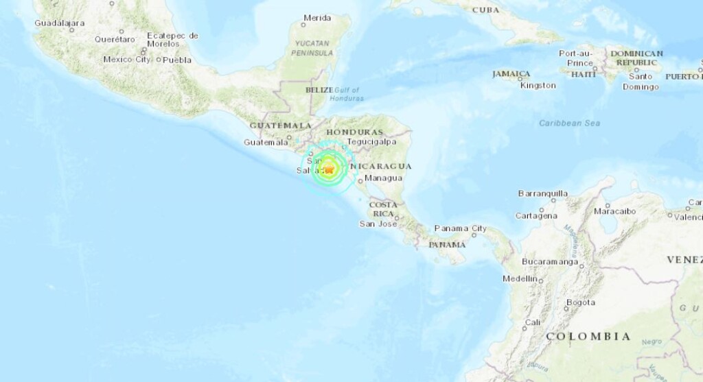 terremoto el salvador centroamerica