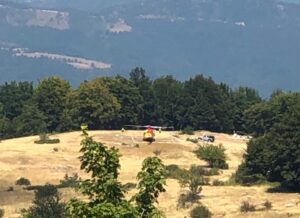 Recuperato un cittadino sul Corno Piccolo, nel Gran Sasso, grazie all'elisoccorso del servizio 118 della regione Abruzzo