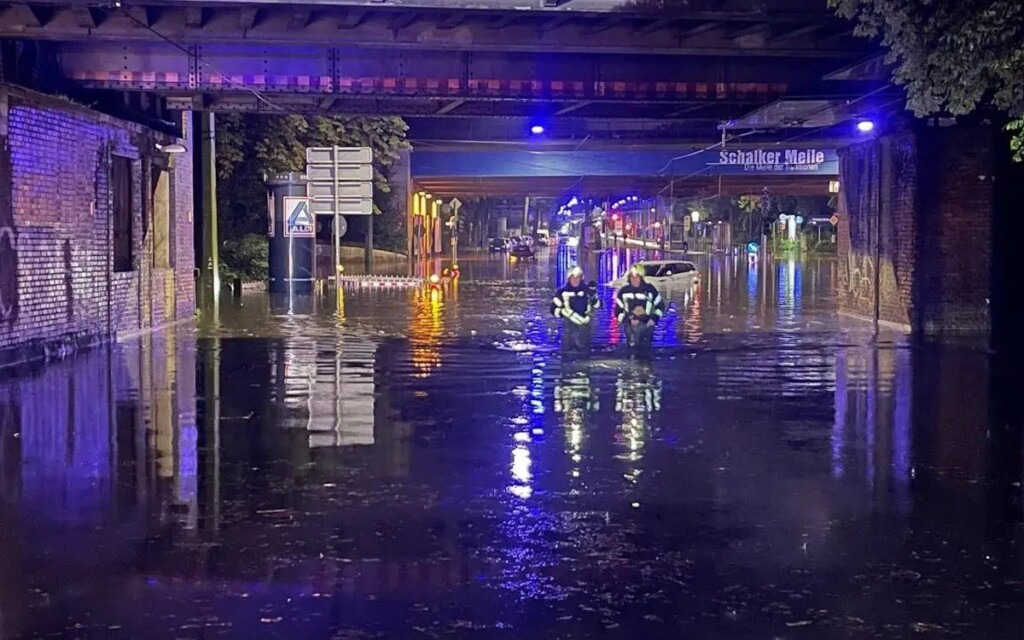 Gelsenkirchen maltempo germania