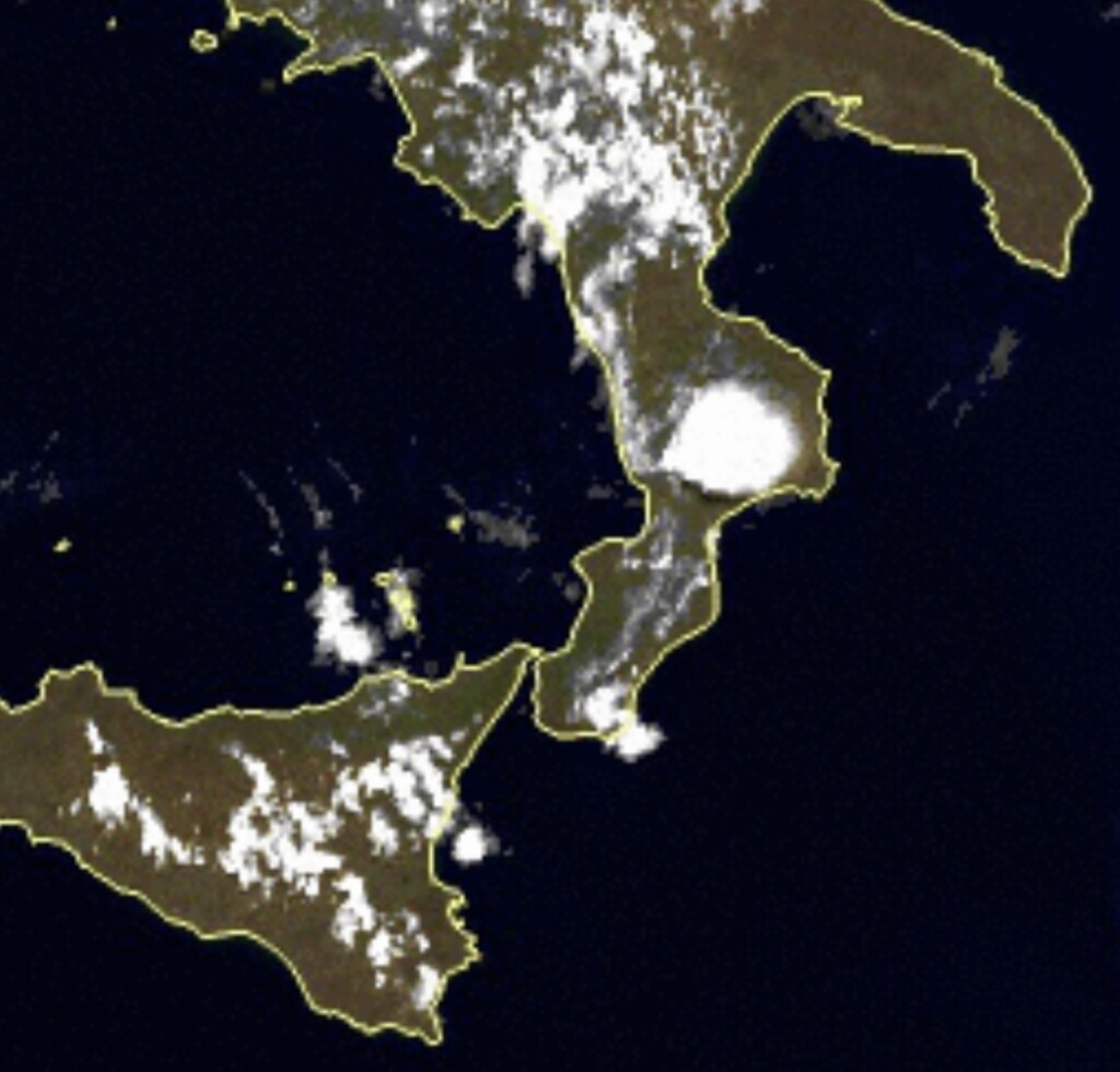 Temporali pomeridiani Calabria