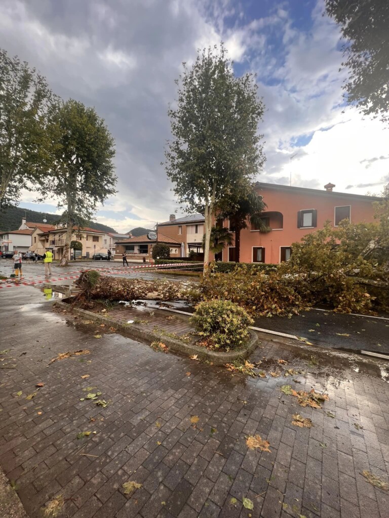 Pieve di Soligo maltempo downburst
