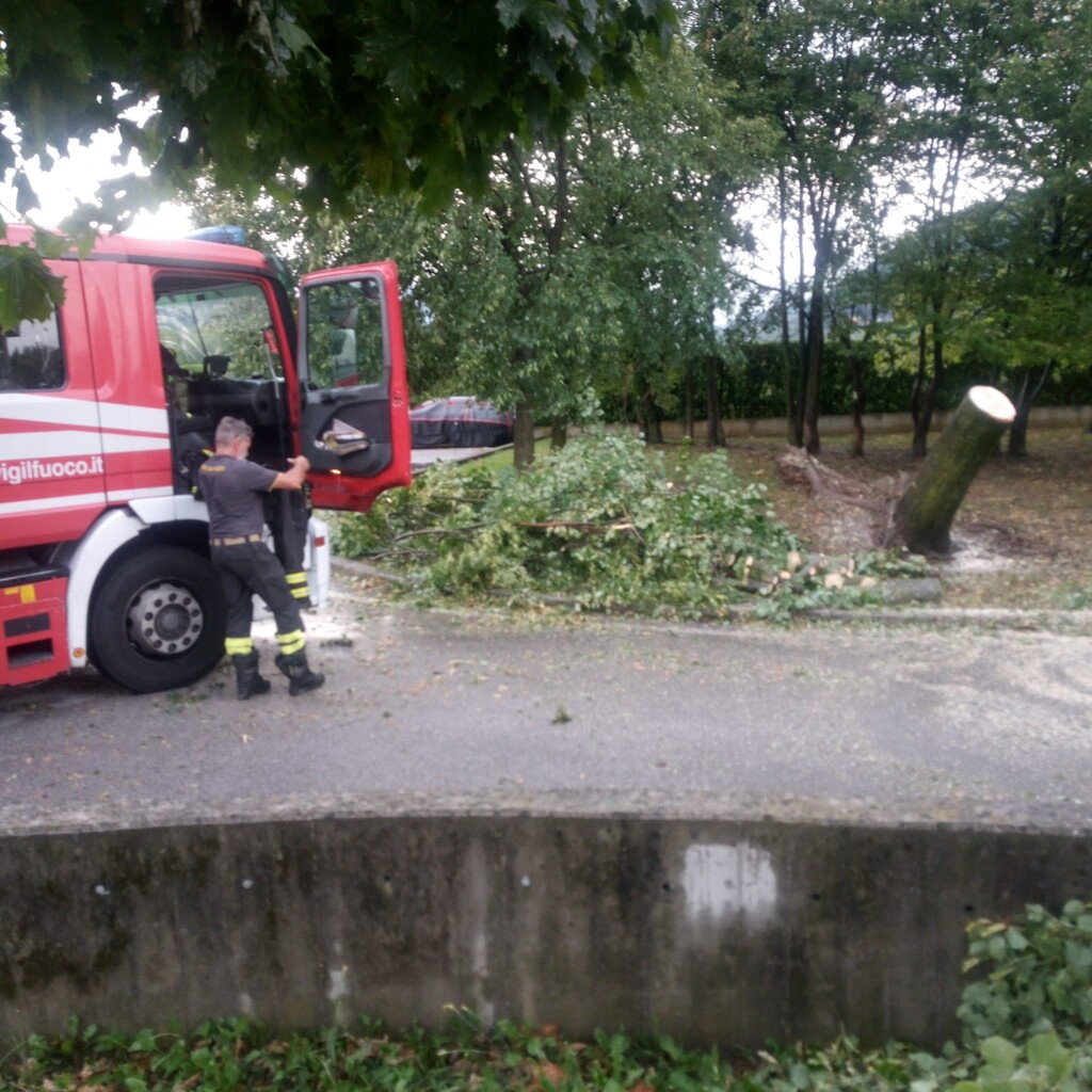 Pieve di Soligo maltempo downburst