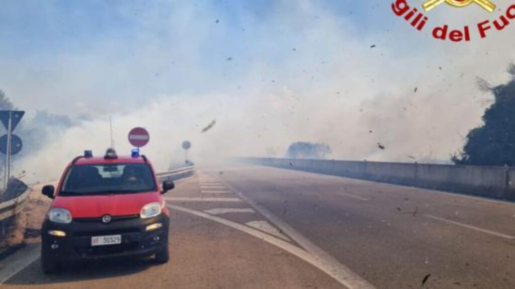 incendio a Lecce