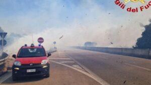 incendio a Lecce