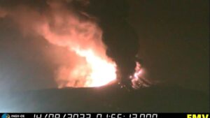 attività del vulcano Etna