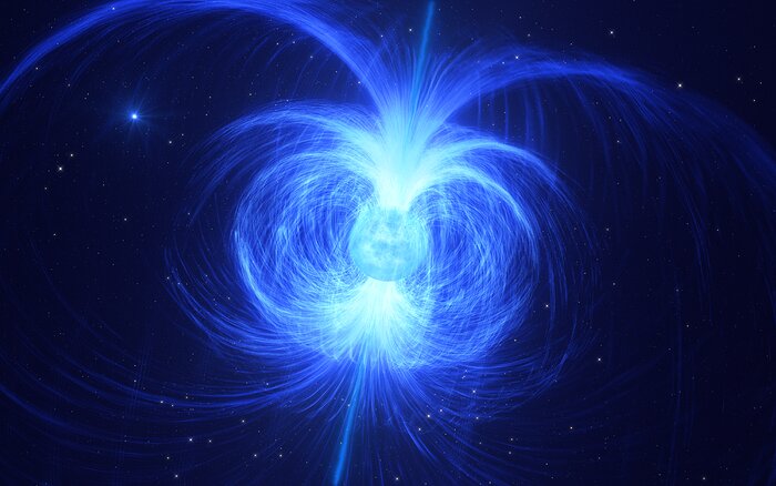 Rappresentazione artistica di HD 45166, la stella che potrebbe diventare una magnetar