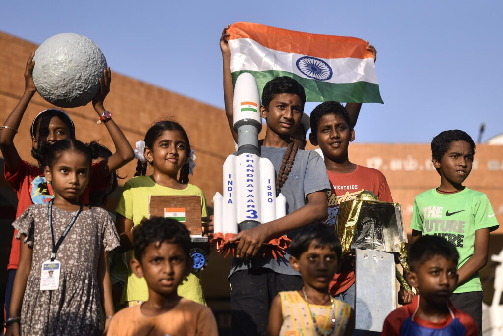 India's Chandrayaan-3 mission craft lands on the Moon