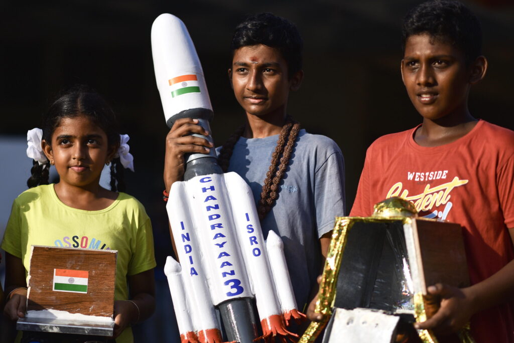 India's Chandrayaan-3 mission craft lands on the Moon