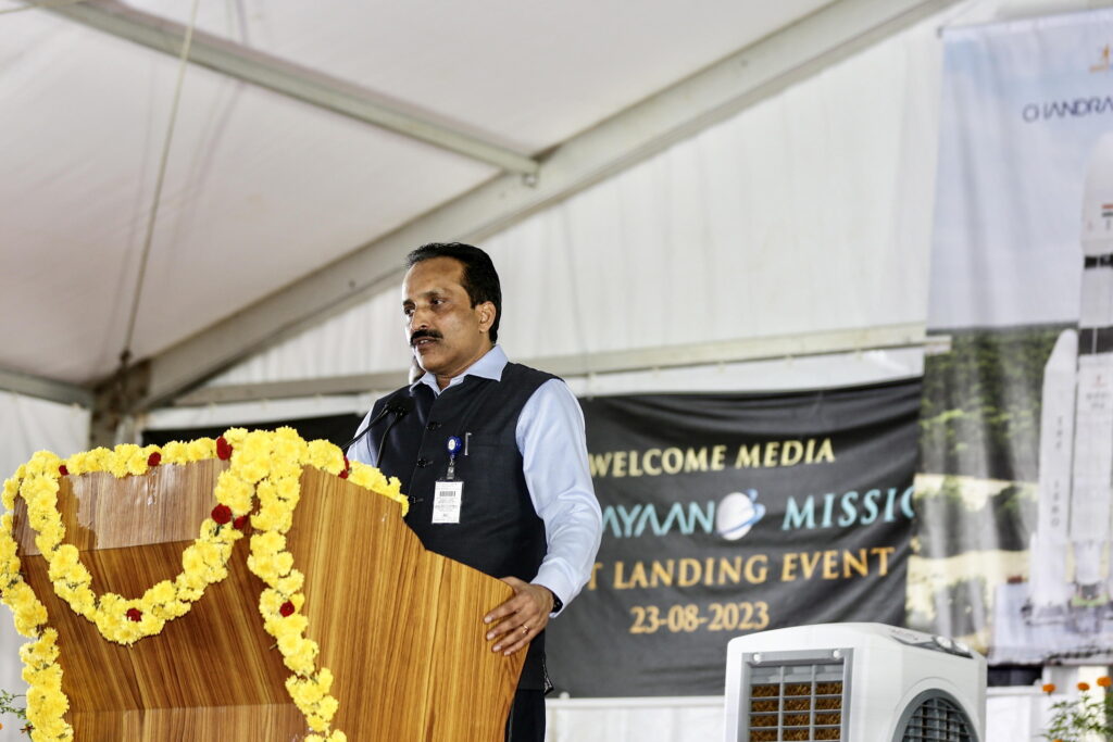 India's Chandrayaan-3 mission craft lands on the Moon