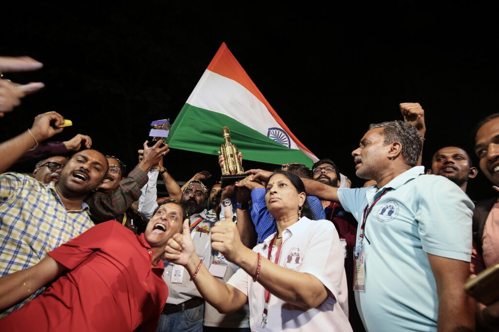 India's Chandrayaan-3 mission craft lands on the Moon