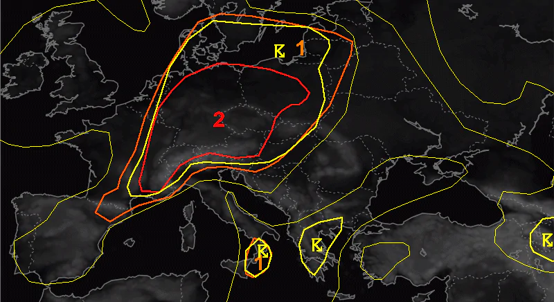 allerta meteo estofex zoom 25 agosto 2023