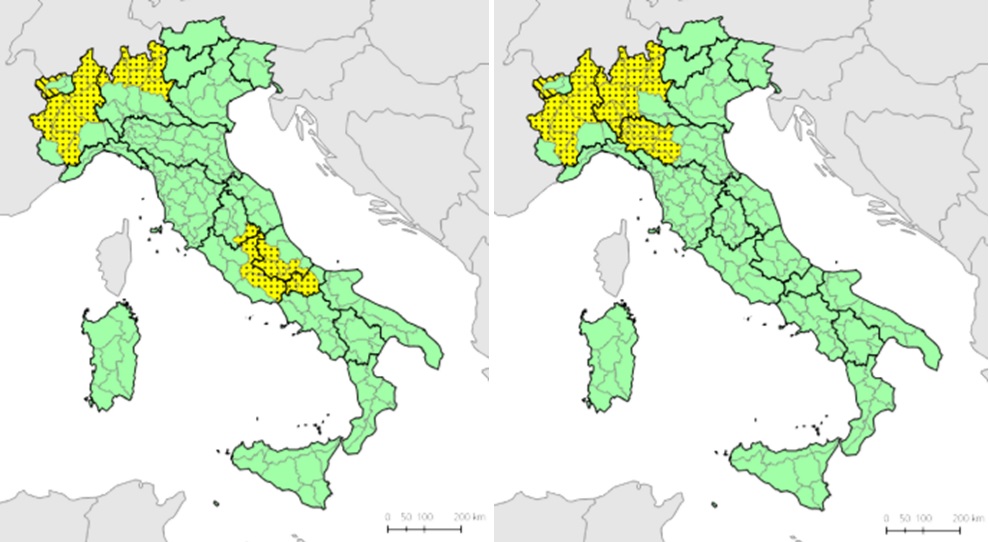 allerta meteo protezione civile 16 17 agosto