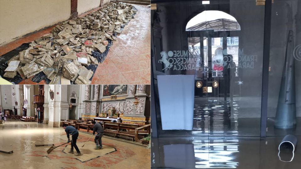 danni al patrimonio culturale dell'alluvione in Emilia Romagna