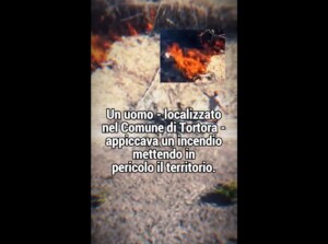 drone incendio calabria