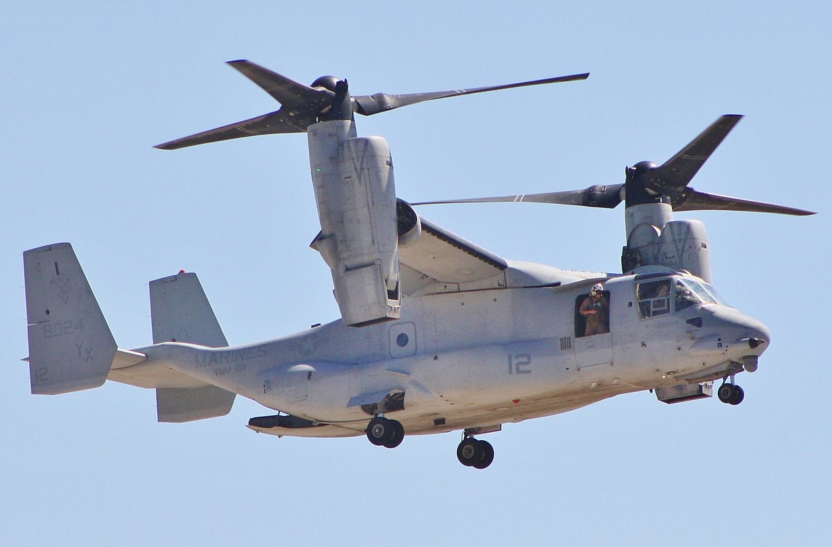 incidente di elicottero Osprey V-22