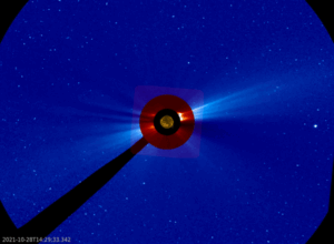 eruzione solare 28 ottobre 2021