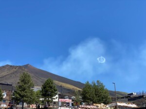 etna anello di fumo 5 agosto 2023