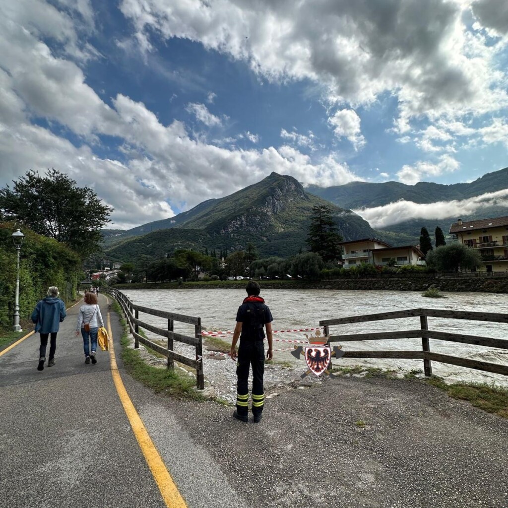 fiume sarca maltempo trentino